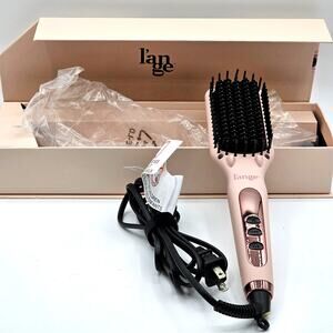 Pink Blush L'ange Le Vite Hair Brush Straightener-Thermal Ion Ceramic-Open Box